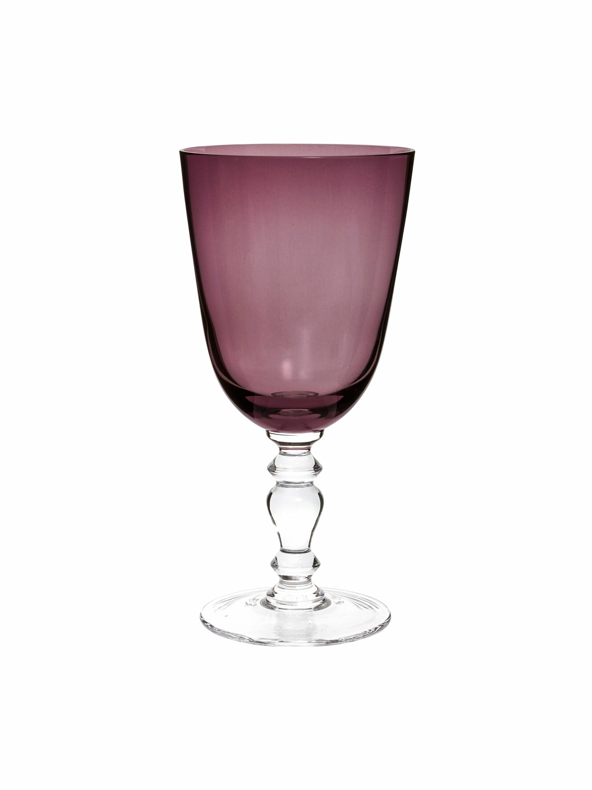 William Yeoward Crystal Fanny Amethyst Goblet