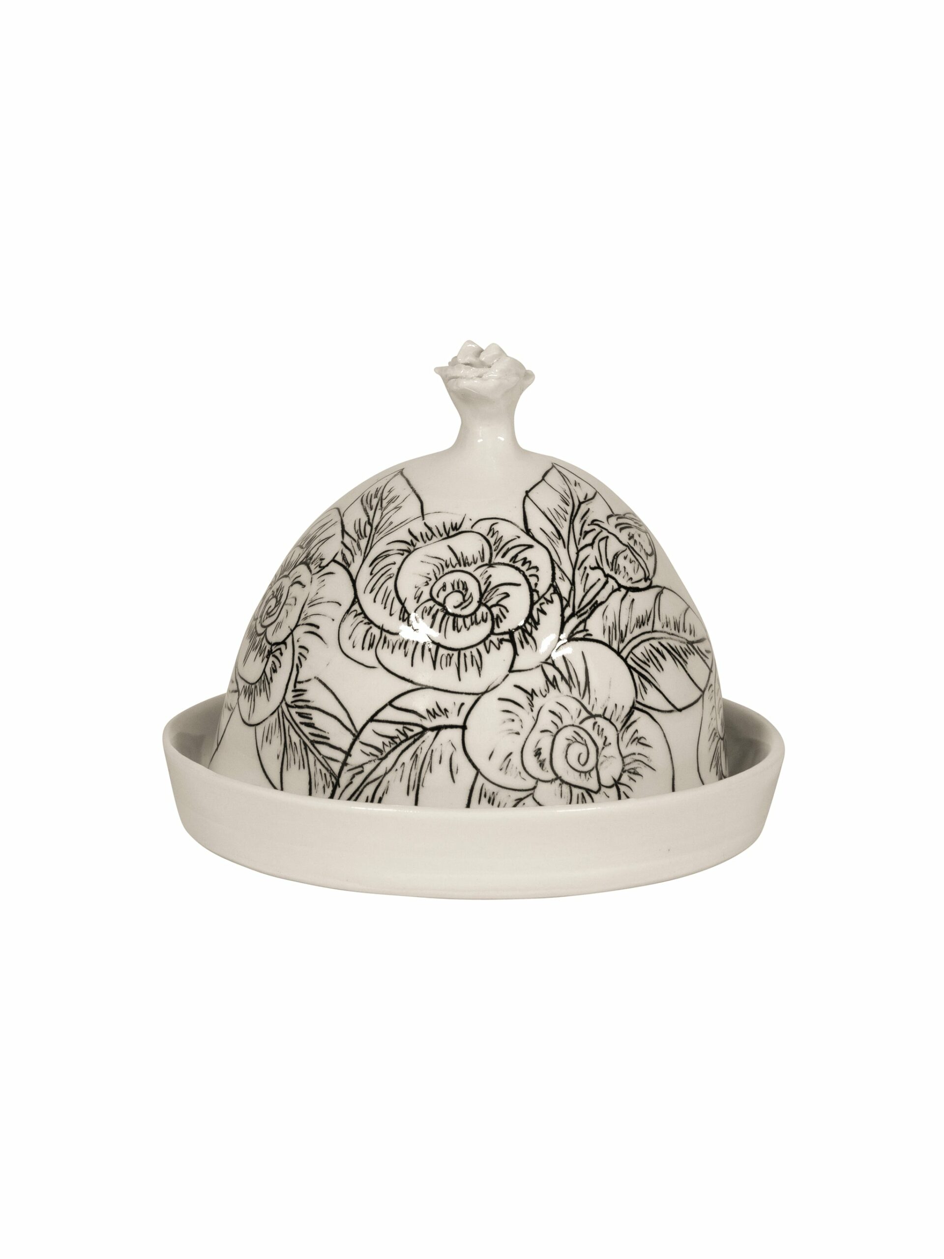 Hope and Mary Woodland Animal Domed Butter Dish